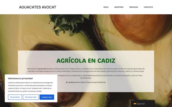 Screenshot of aguacates-avocat.es