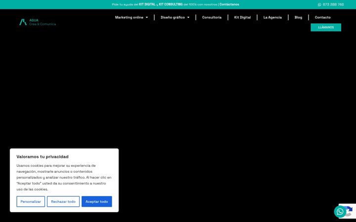 Screenshot of aguacreaycomunica.com
