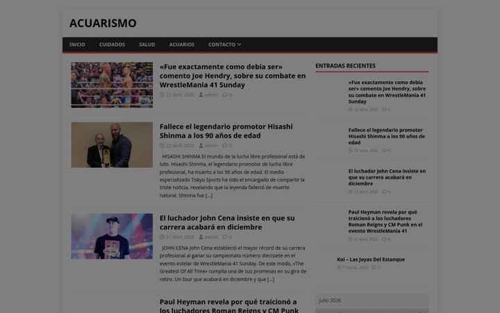 Screenshot of aguadepez.store