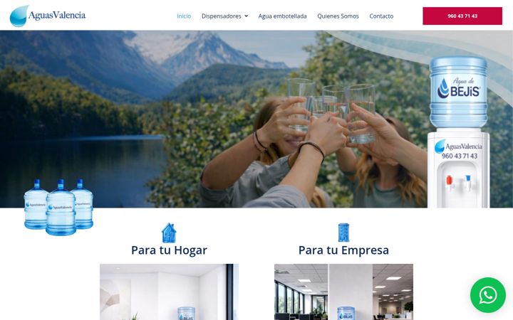 Screenshot van aguadomiciliovalencia.com