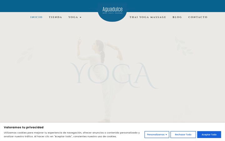 Screenshot of aguadulcecentroderelajacion.com