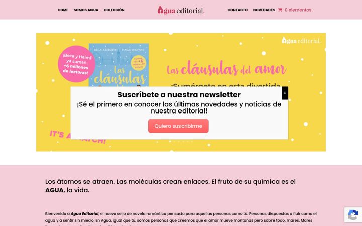 Screenshot van aguaeditorial.com