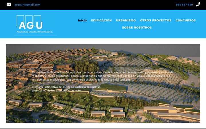 Screenshot of aguarquitectura.com
