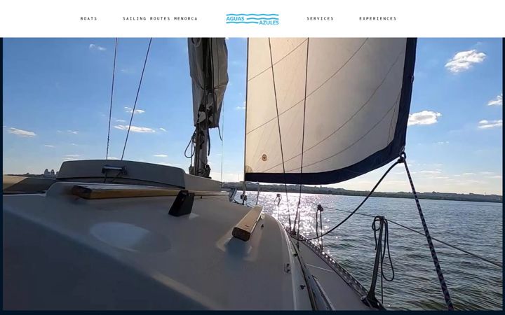 Screenshot of aguas-azules.com