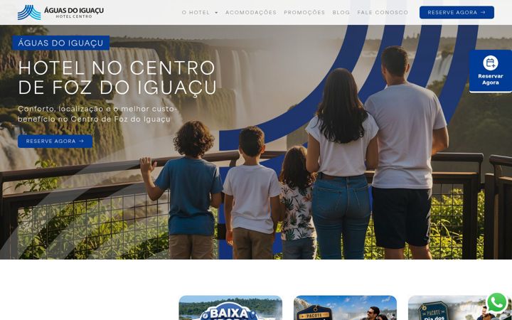 Képernyőkép: aguasdoiguacuhotel.com.br