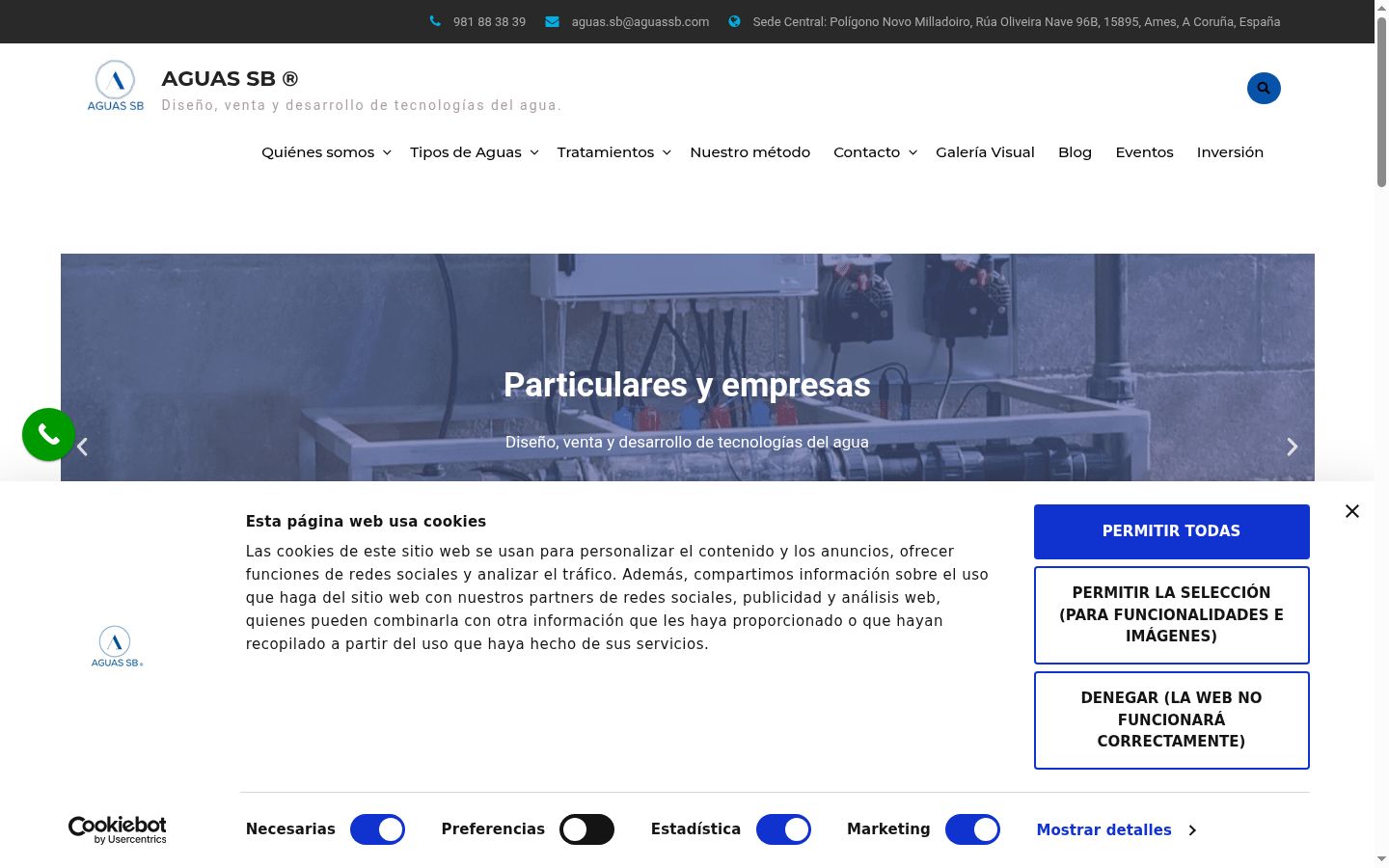 Screenshot tal-banner tal-kunsens muri qabel kwalunkwe interazzjoni