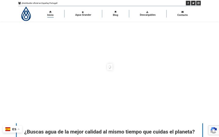 Screenshot of aguayenergia.es