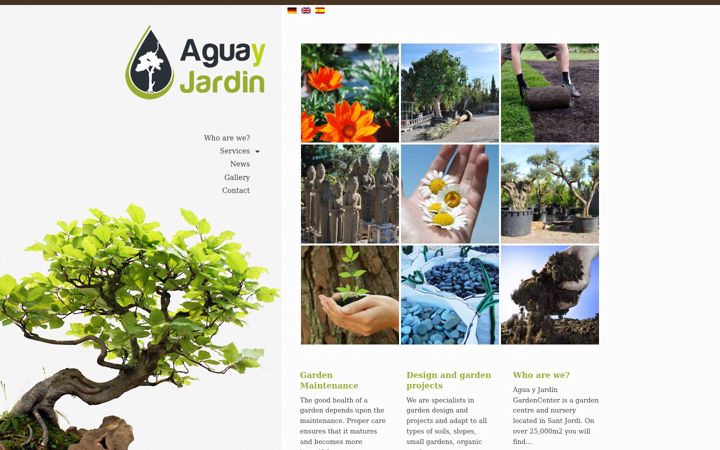 Screenshot of aguayjardin-ibiza.com