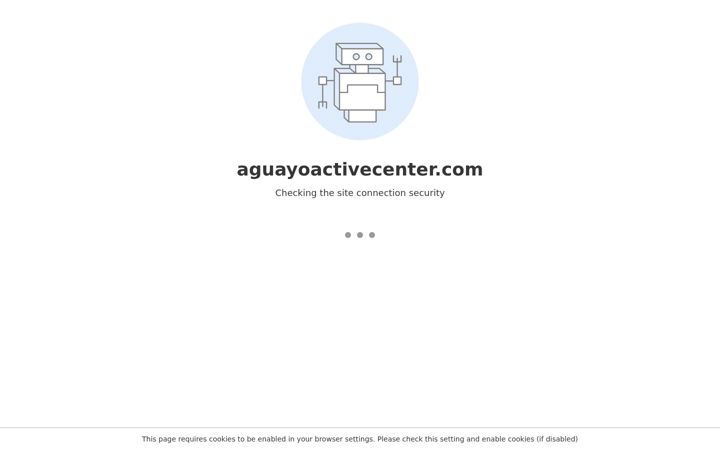 Snimka zaslona za aguayoactivecenter.com