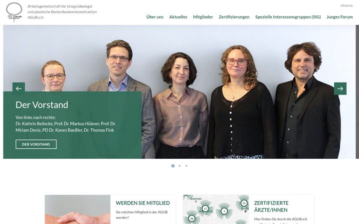 Screenshot of agub.de