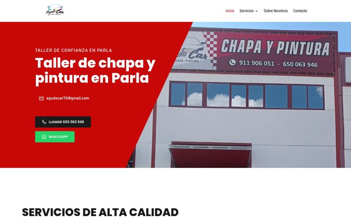 Екранна снимка на agudocar.es