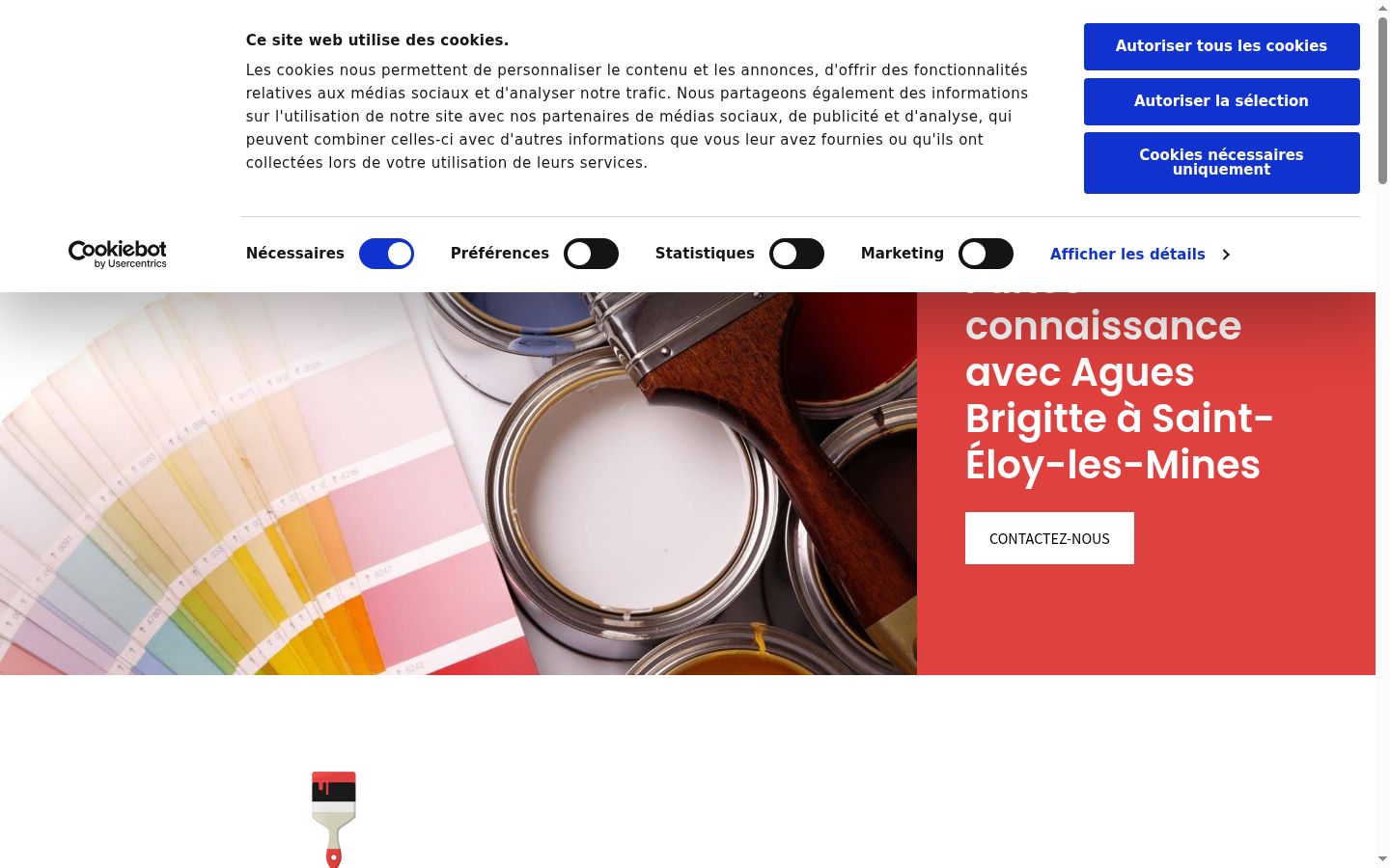 Screenshot tal-banner tal-kunsens muri qabel kwalunkwe interazzjoni