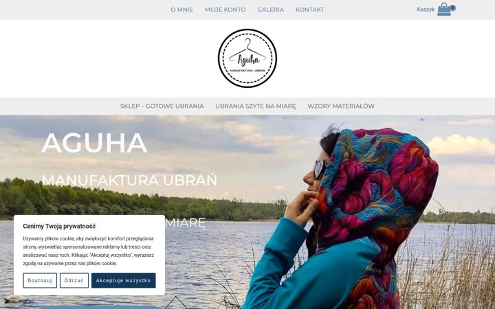 Screenshot of aguha.pl