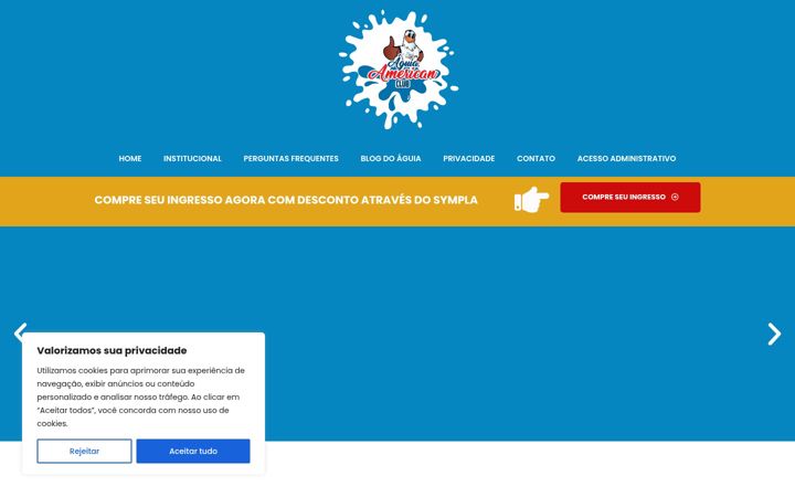 Screenshot of aguiaamericanclub.com.br