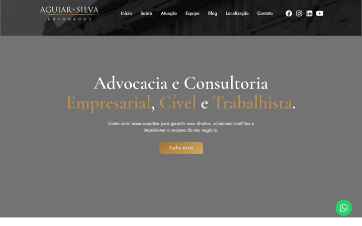 Screenshot του aguiarsilva.adv.br