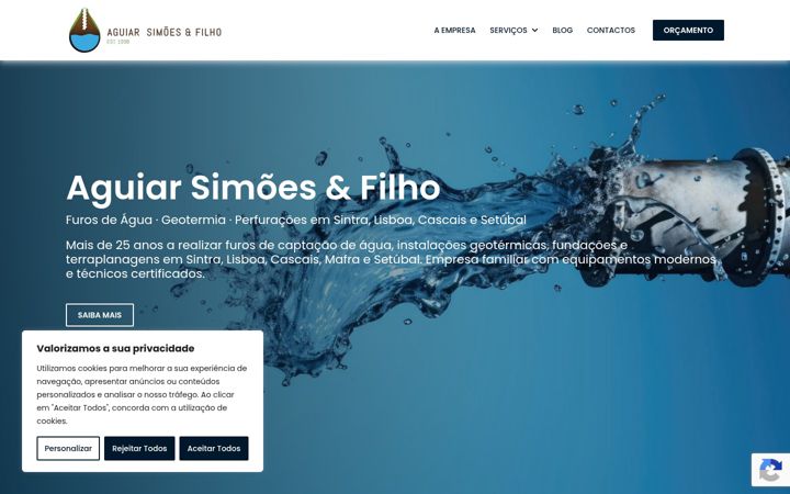 Screenshot of aguiarsimoesefilho.com