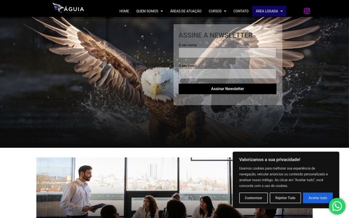 Screenshot of aguiasolucoes.com