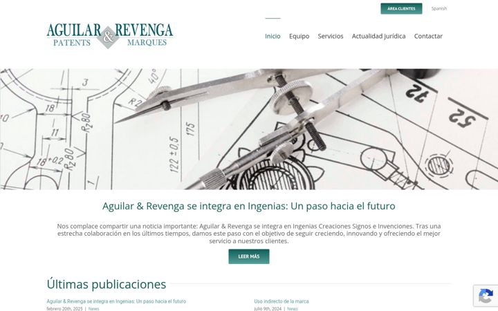 Screenshot of aguilar-revenga.com