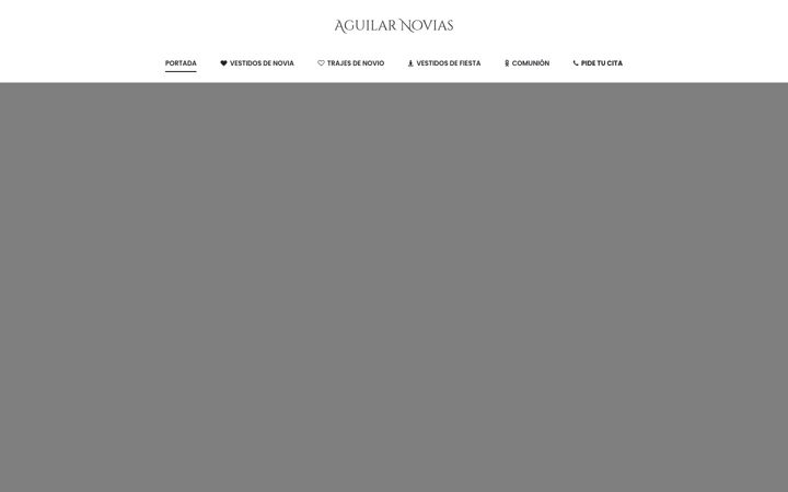 Screenshot of aguilarnovias.com