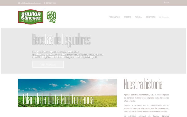 Screenshot of aguilarsanchez.com