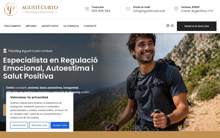 Posnetek zaslona agusticurto.cat