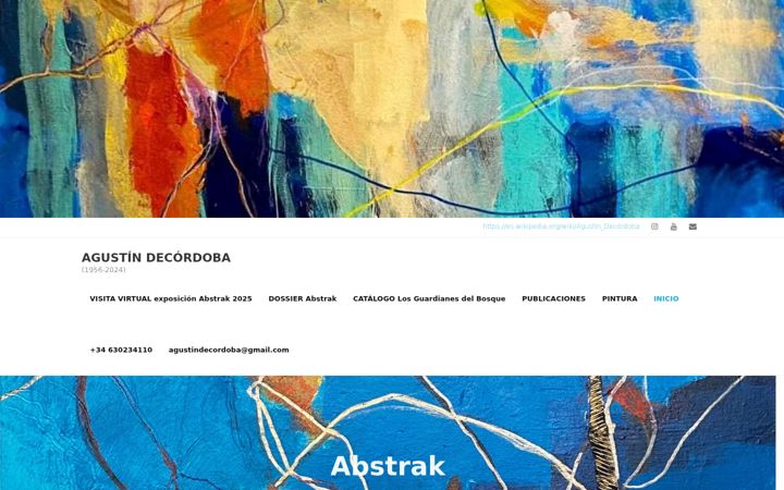 Screenshot of agustindecordoba.com