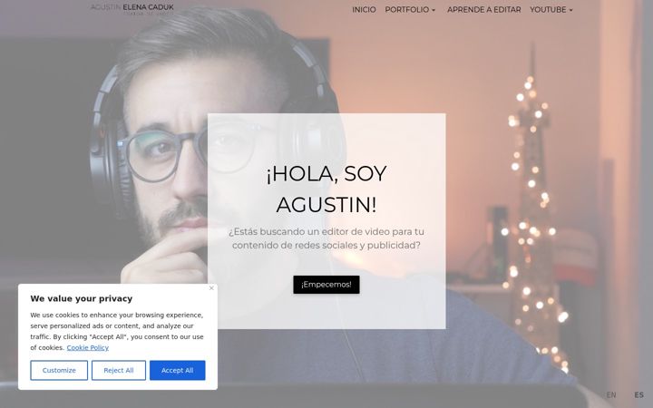 Screenshot of agustinelenacaduk.com