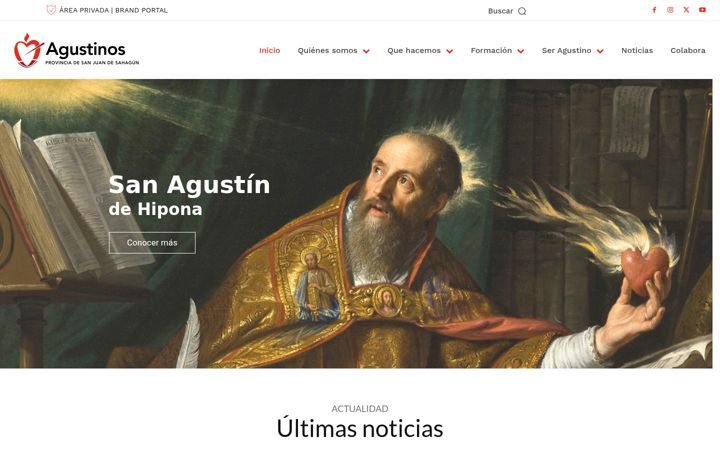 Capture d'écran de agustinos.es