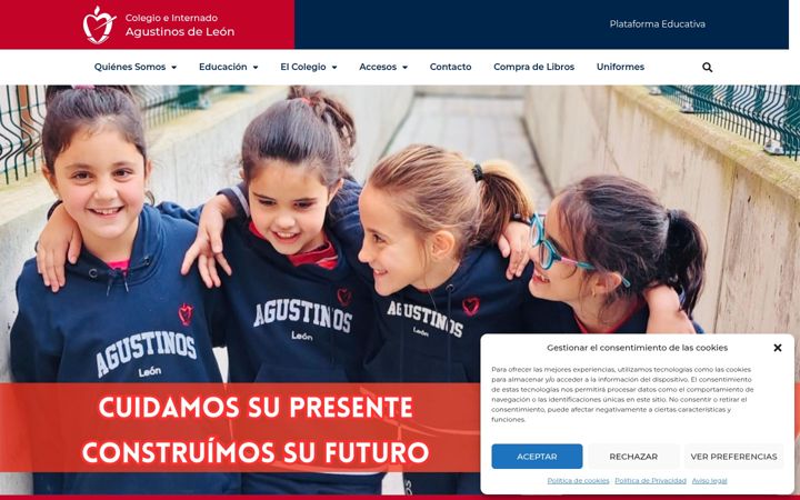 Screenshot of agustinosleon.com