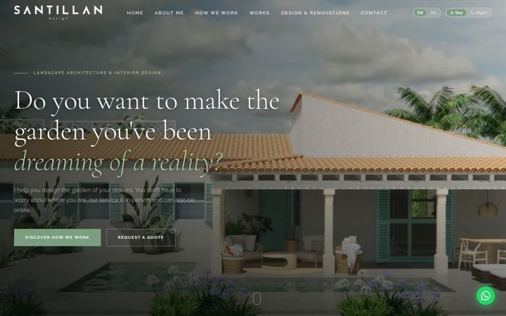 Screenshot of agustinsantillan.com