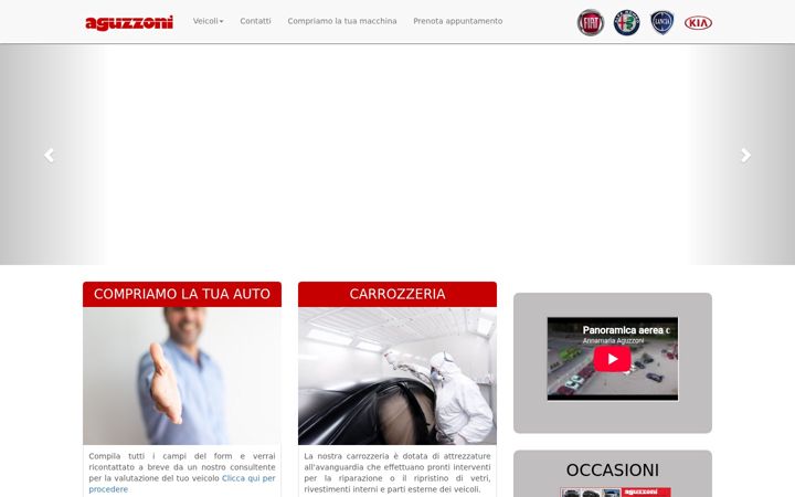 Screenshot of aguzzoni.it
