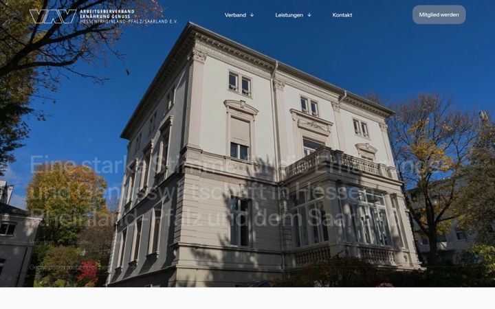 Screenshot of agv-ernaehrung.de