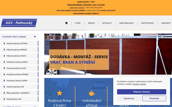 Screenshot of agv-rathousky.cz
