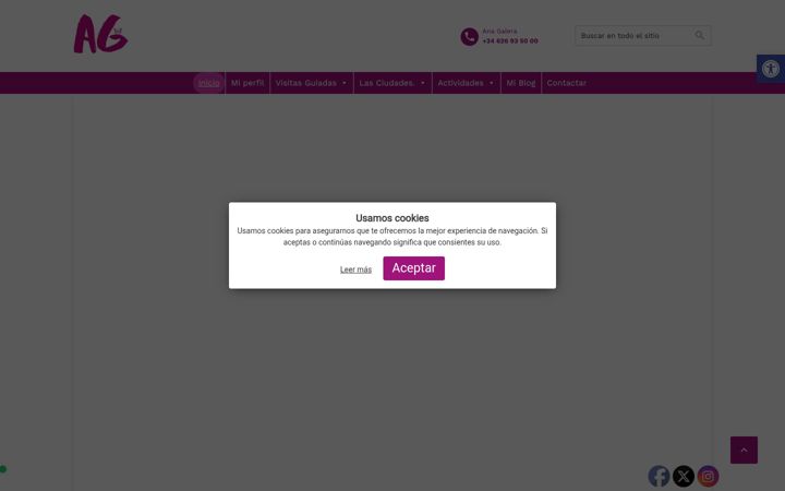 Screenshot of agvalenciatours.com