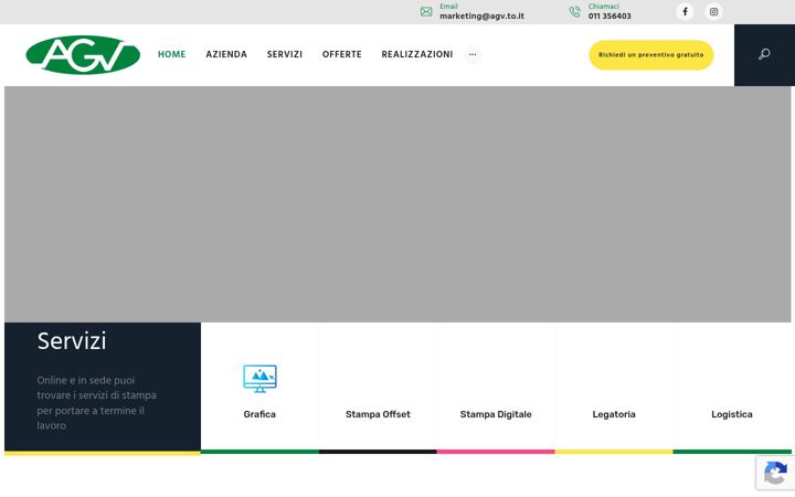 Screenshot ta' agvtipografia.it