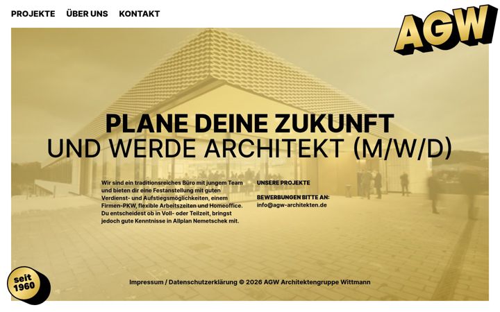 Screenshot of agw-architekten.de