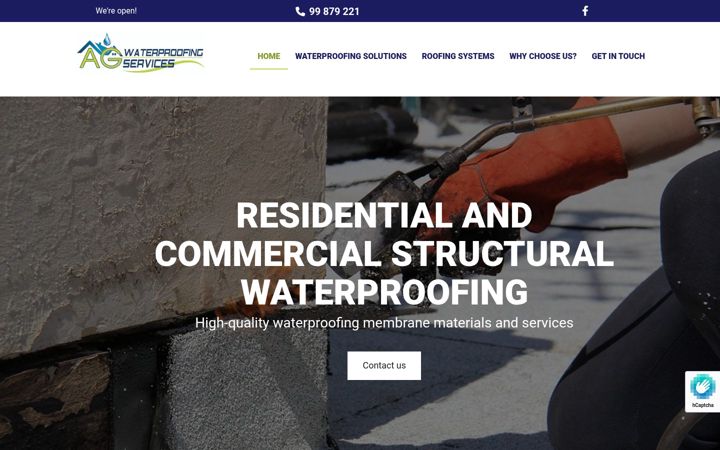 Screenshot of agwaterproofingmalta.com
