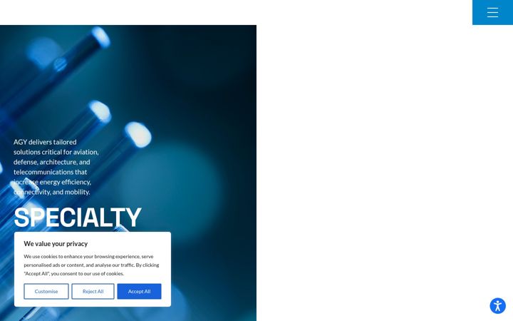 Screenshot of agy.com