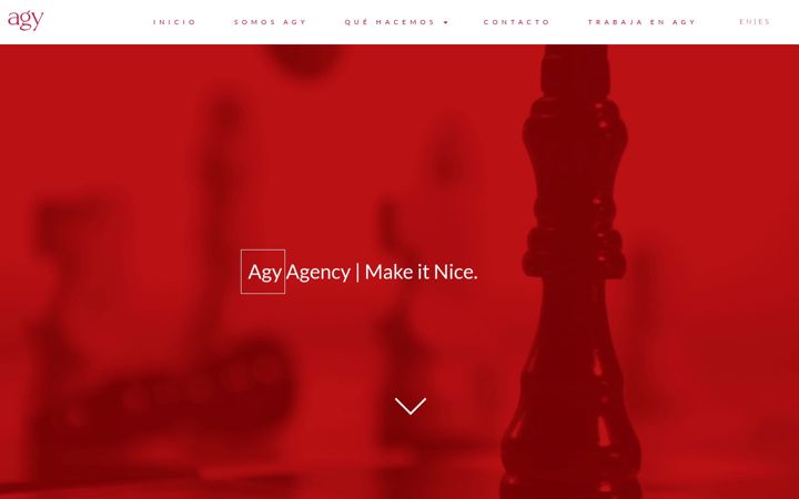 Screenshot of agyagency.com