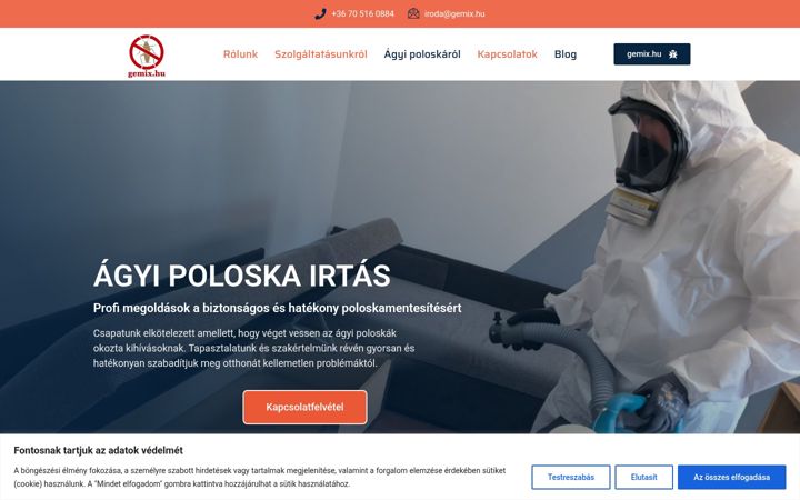Екранна снимка на agyipoloskairtas-miskolc.hu