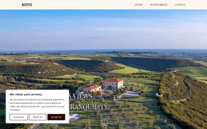 Screenshot of agyo.com