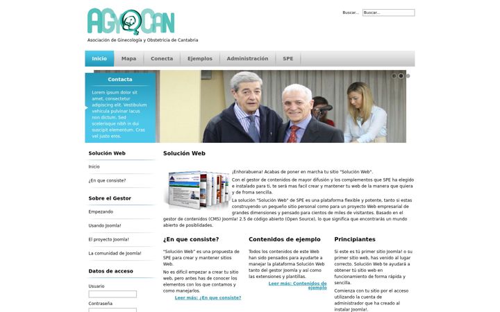 Screenshot of agyocan.es