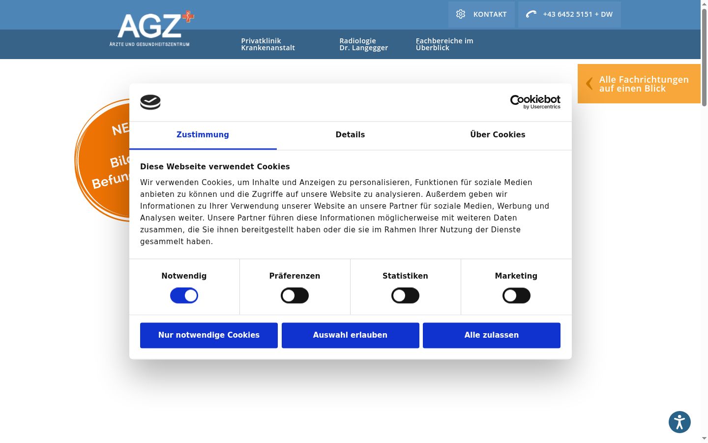 Zrzut ekranu banera zgody wyświetlanego przed jakąkolwiek interakcją
