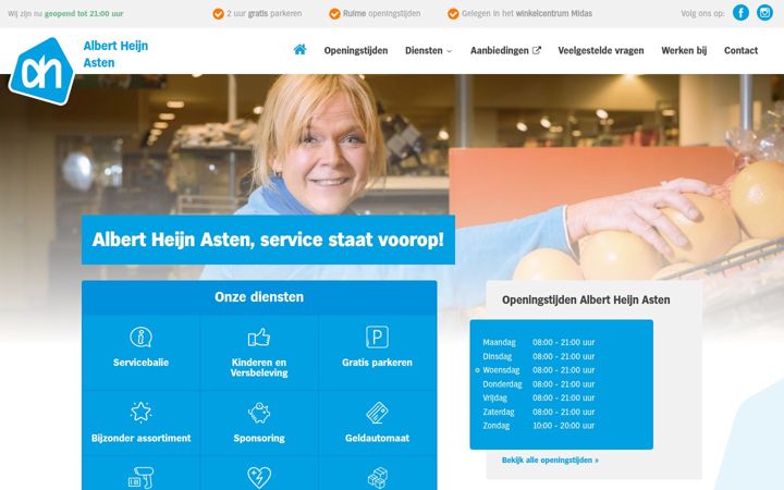 Screenshot of ah-asten.nl