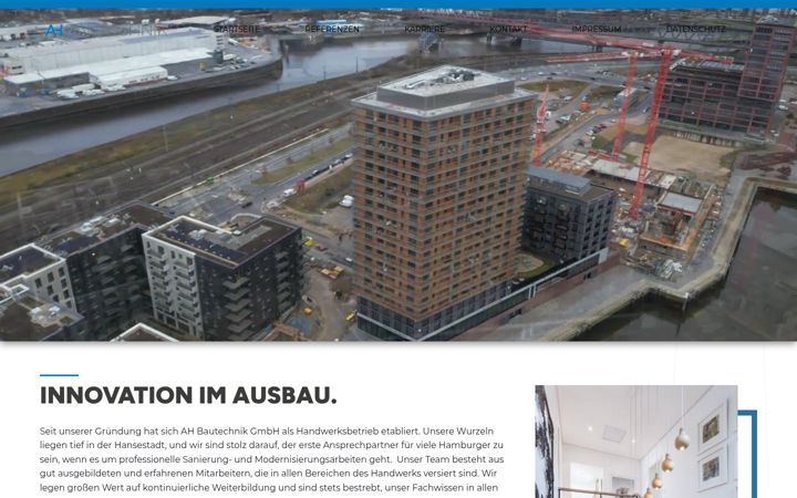 Screenshot of ah-bautechnik.de