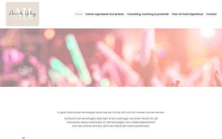 Screenshot of ah-eventexperience.com