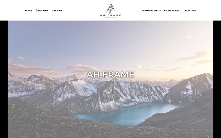 Skærmbillede af ah-frame.com