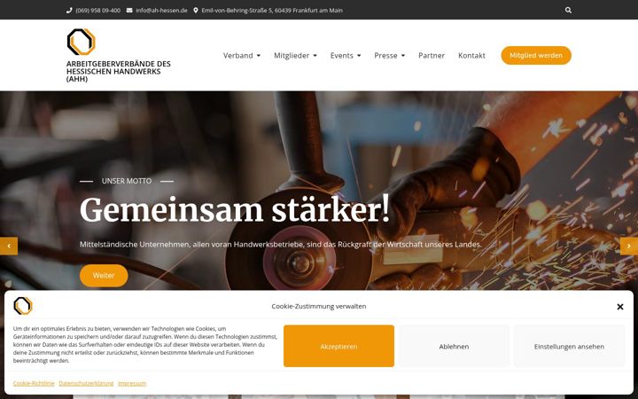 Screenshot ta' ah-hessen.de