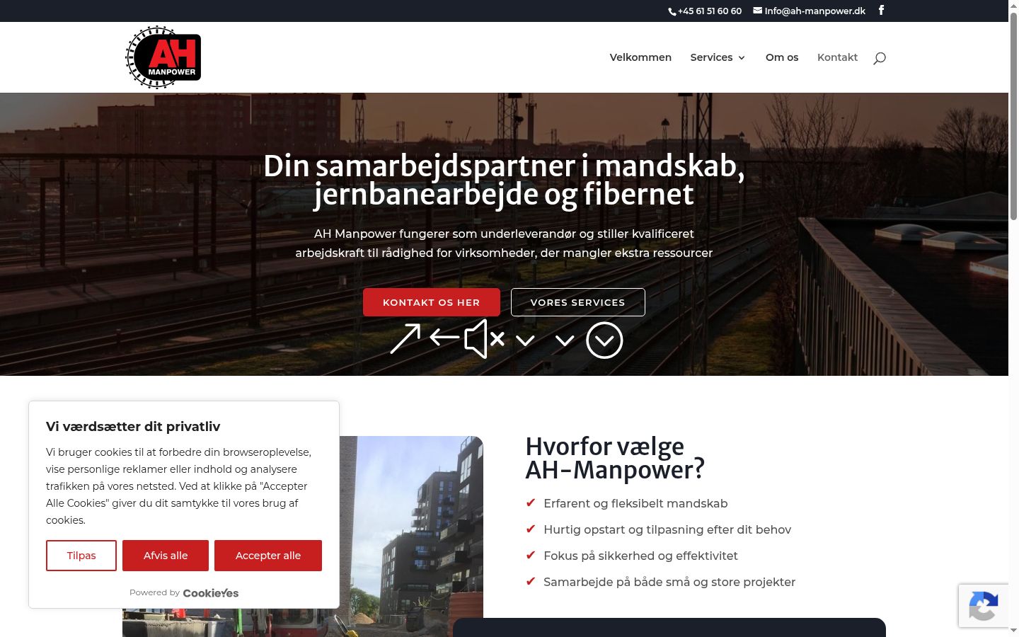Screenshot des Einwilligungsbanners vor jeglicher Interaktion