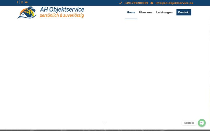 Snímek obrazovky ah-objektservice.de